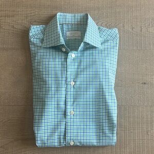 Eton mens dress shirt medium collar (15.5”)